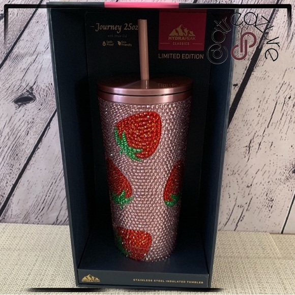 🆕 HydraPeak Limited Edition Strawberry Tumbler 🍓 - Picture 1 of 7